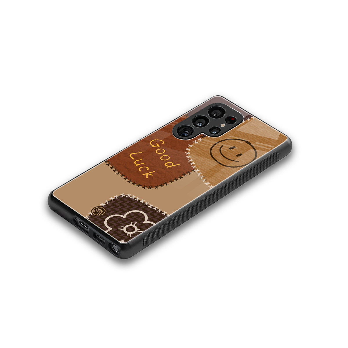 good luck back phone cover | glass case for samsung galaxy s25 ultra