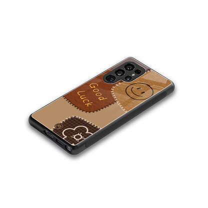 good luck back phone cover | glass case for samsung galaxy s25 ultra