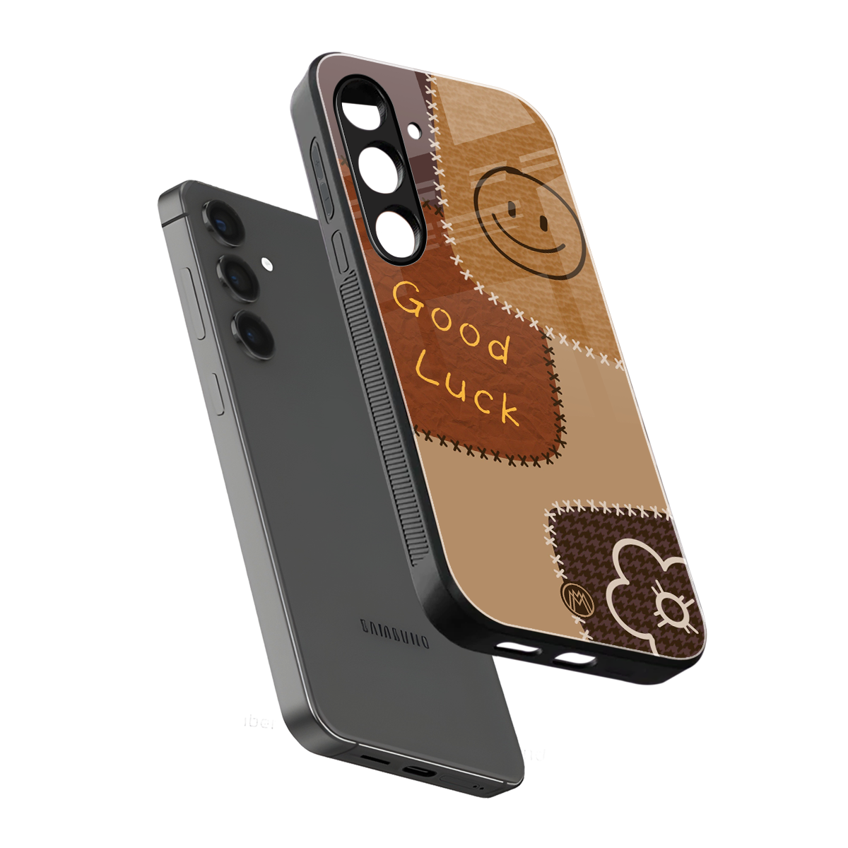 good luck back phone cover | glass case for samsung galaxy s24 plus