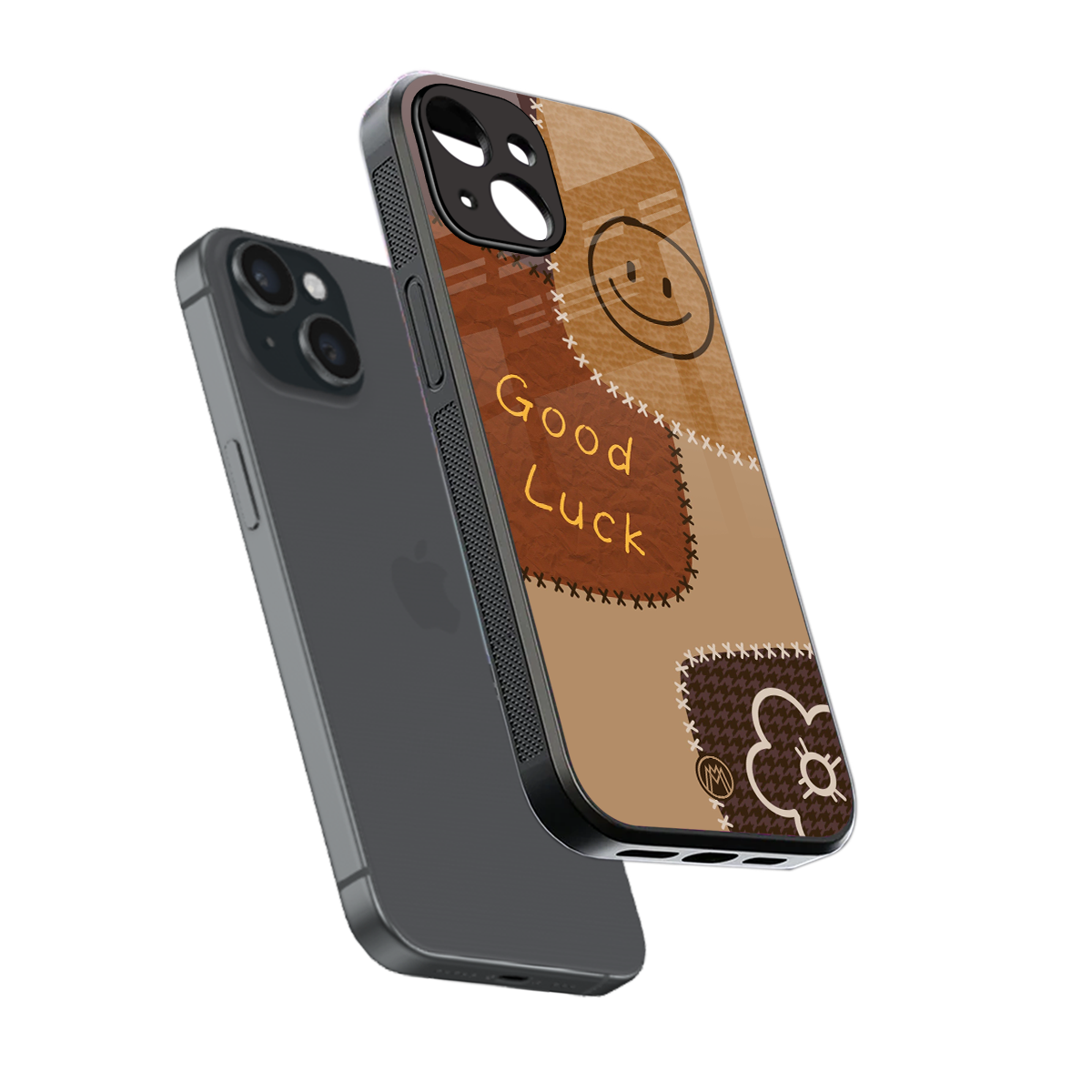 good luck back phone cover | glass case for iphone 14