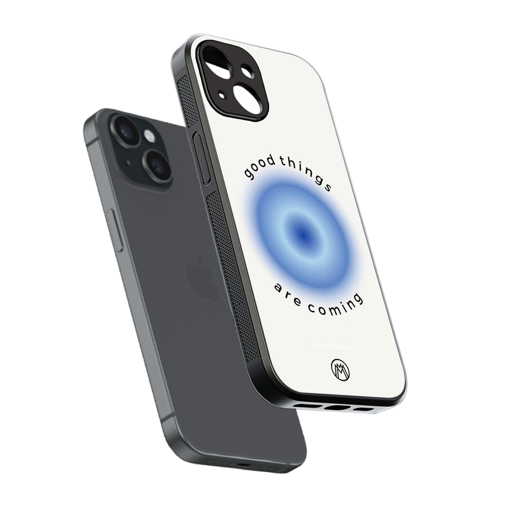 good things are coming back phone cover | glass case for iphone 13 mini