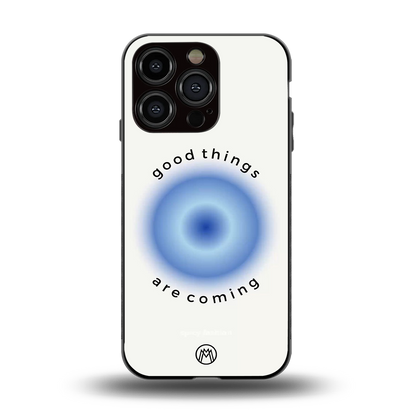 good things are coming back phone cover | glass case for iphone 13 pro