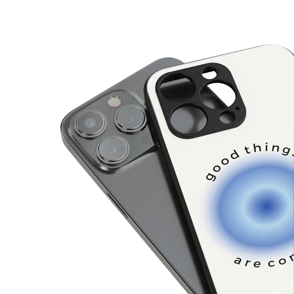 good things are coming back phone cover | glass case for iphone 13 pro