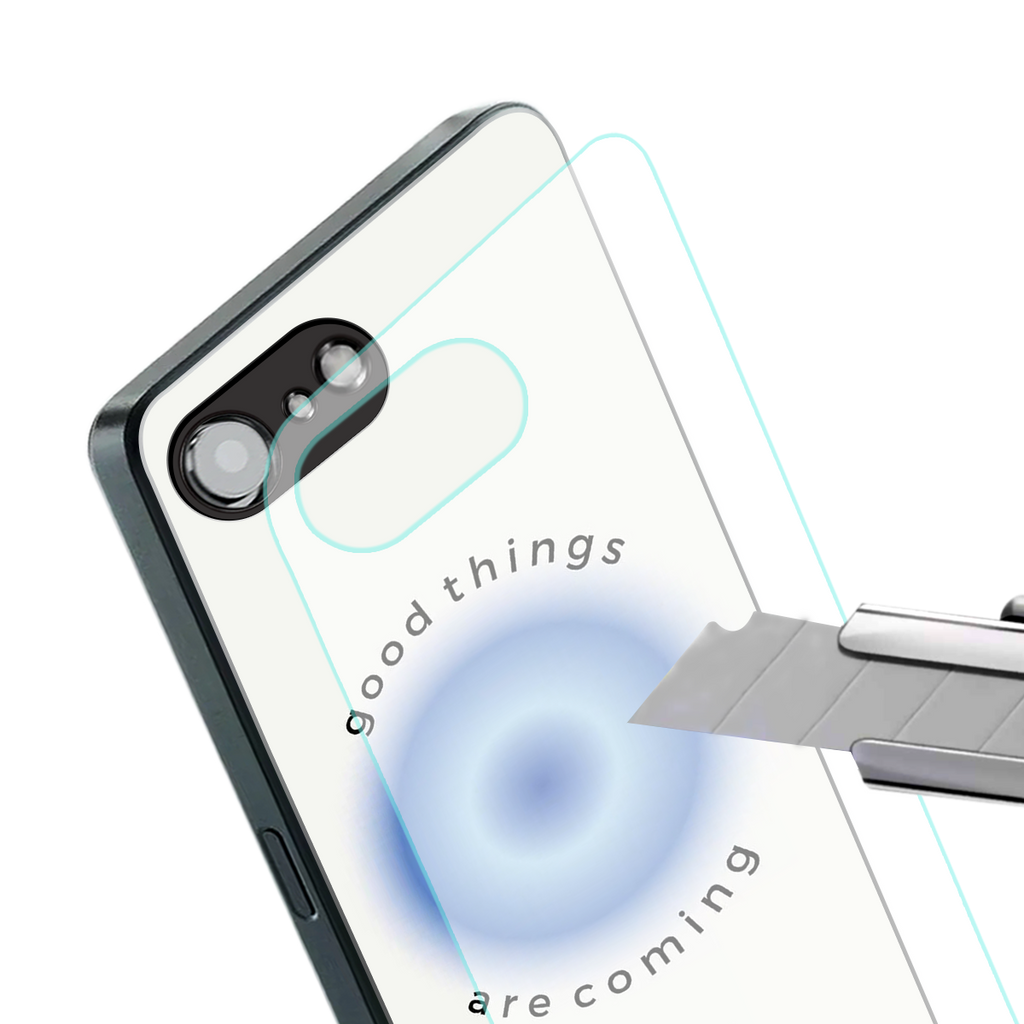 good things are coming back phone cover | glass case for iphone 16e
