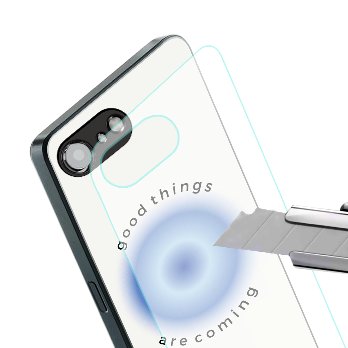 good things are coming back phone cover | glass case for iphone 16e