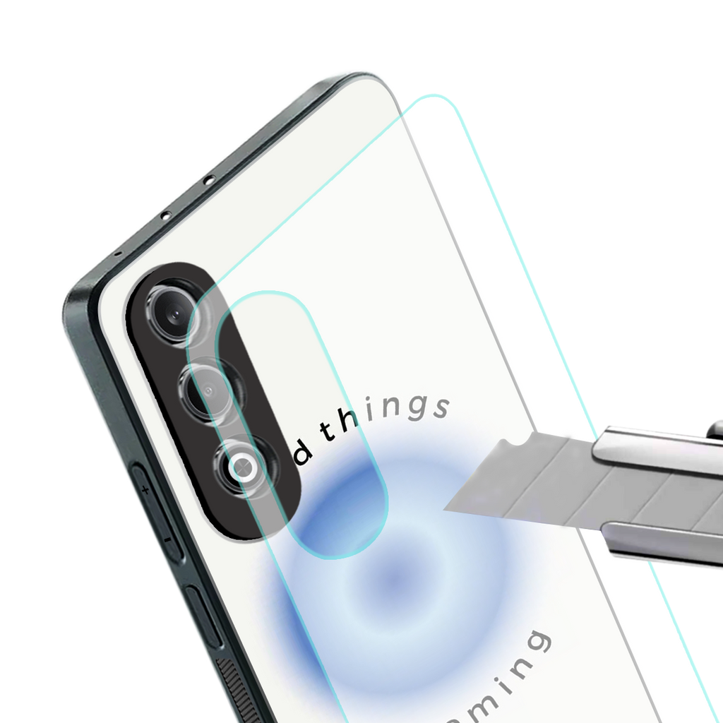 good things are coming back phone cover | glass case for oneplus nord ce 4