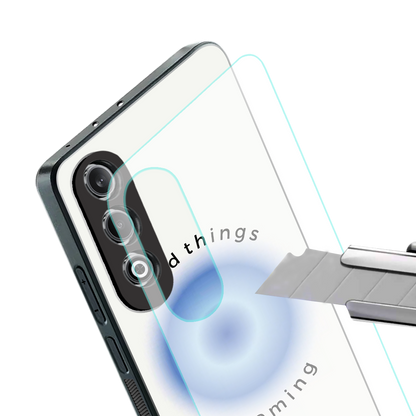 good things are coming back phone cover | glass case for oneplus nord ce 4