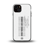 good things are here back phone cover | glass case for iphone 13