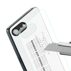 good things are here back phone cover | glass case for iphone 16e