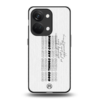 good things are here back phone cover | glass case for oneplus nord 3