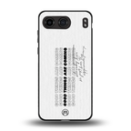 good things are here back phone cover | glass case for oneplus nord 4
