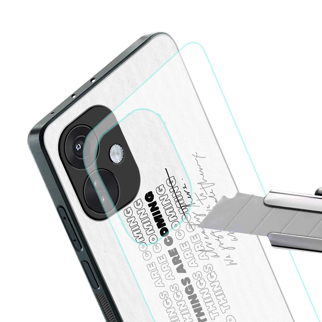 good things are here back phone cover | glass case for oneplus nord ce 3