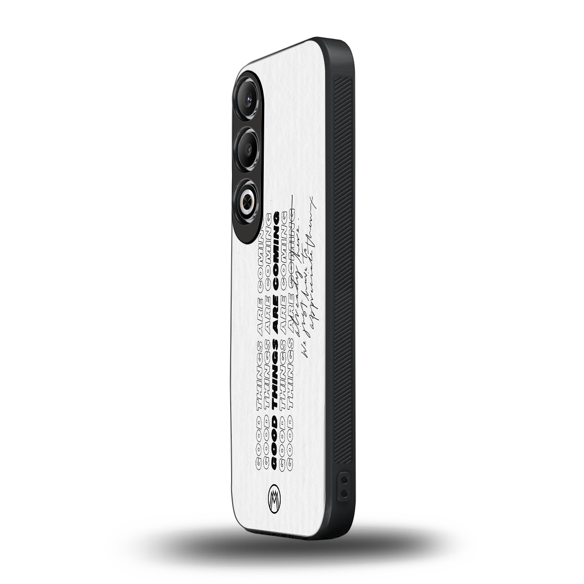 good things are here back phone cover | glass case for oneplus nord ce 4