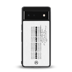 good things are here back phone cover | glass case for Google Pixel 6A
