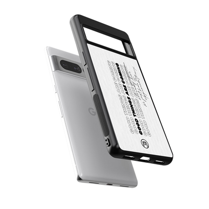 good things are here back phone cover | glass case for google pixel 7 pro
