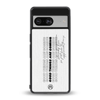 good things are here back phone cover | glass case for Google Pixel 8
