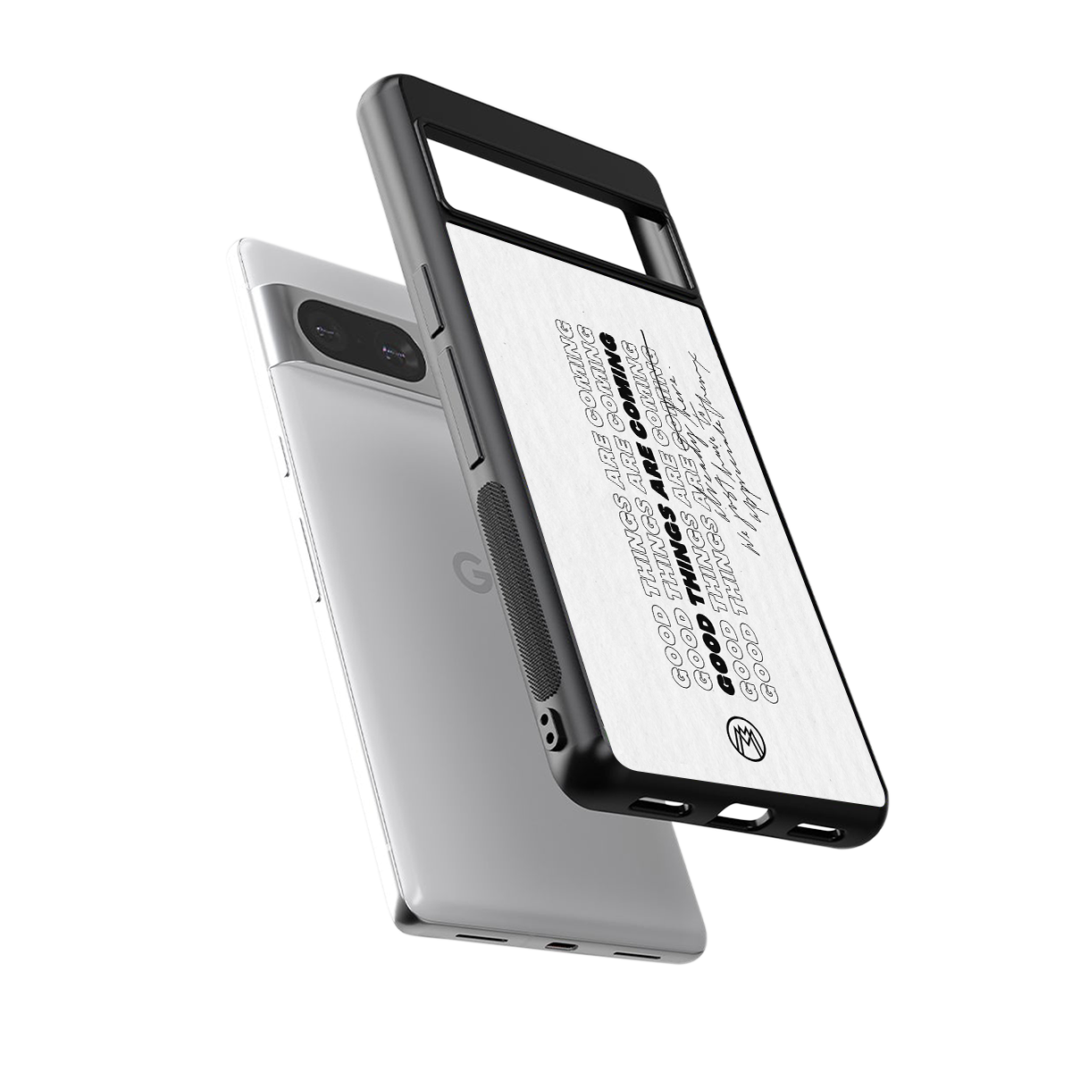 good things are here back phone cover | glass case for Google Pixel 8