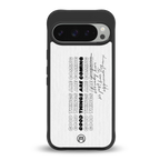 good things are here back phone cover | glass case for google pixel 9 pro