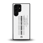 good things are here back phone cover | glass case for samsung galaxy s25 ultra