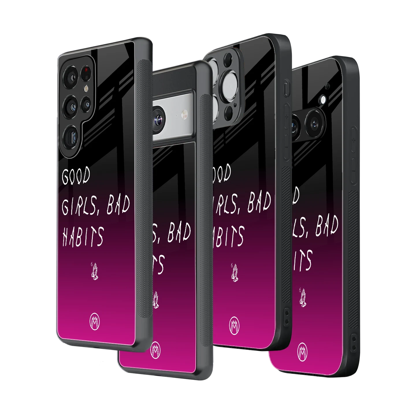 Stylish Glass Back Case for All Smartphones – iPhone, Samsung, OnePlus, Pixel, Redmi, Oppo, Vivo, Motorola