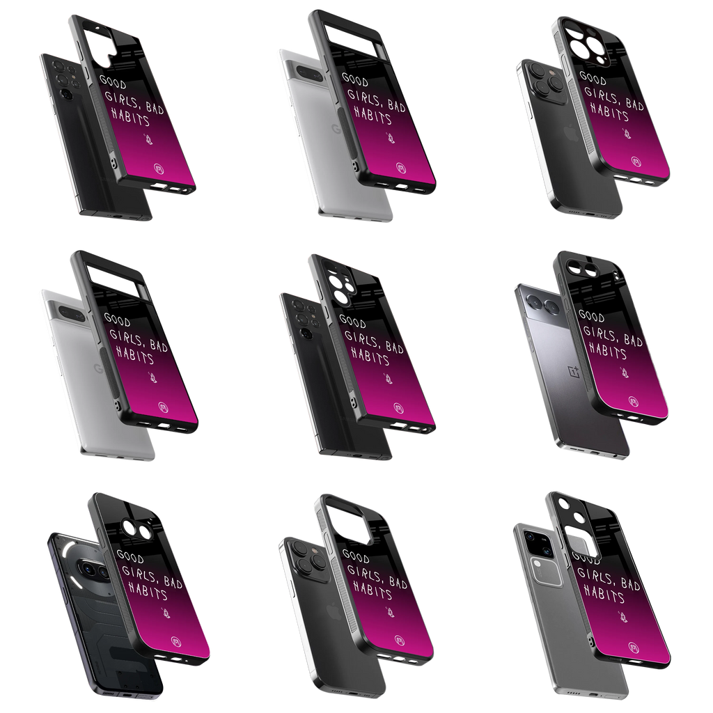 Durable Glass Back Mobile Case for iPhone, Samsung, OnePlus, Google Pixel, Redmi, Vivo, Oppo