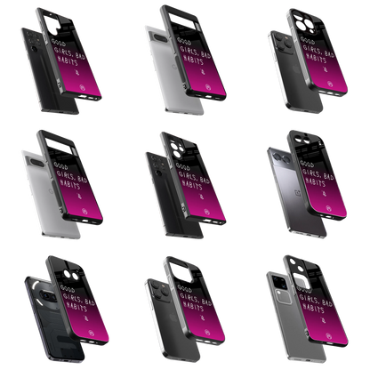 Durable Glass Back Mobile Case for iPhone, Samsung, OnePlus, Google Pixel, Redmi, Vivo, Oppo