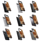 Durable Glass Back Mobile Case for iPhone, Samsung, OnePlus, Google Pixel, Redmi, Vivo, Oppo