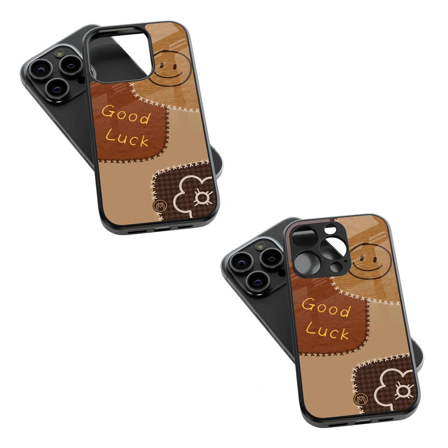 Trendy Glass Back Mobile Case for iPhone, Samsung, Redmi, OnePlus, Google Pixel, Motorola