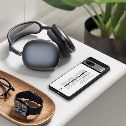 good things are here back phone cover | glass case for iphone 16 pro