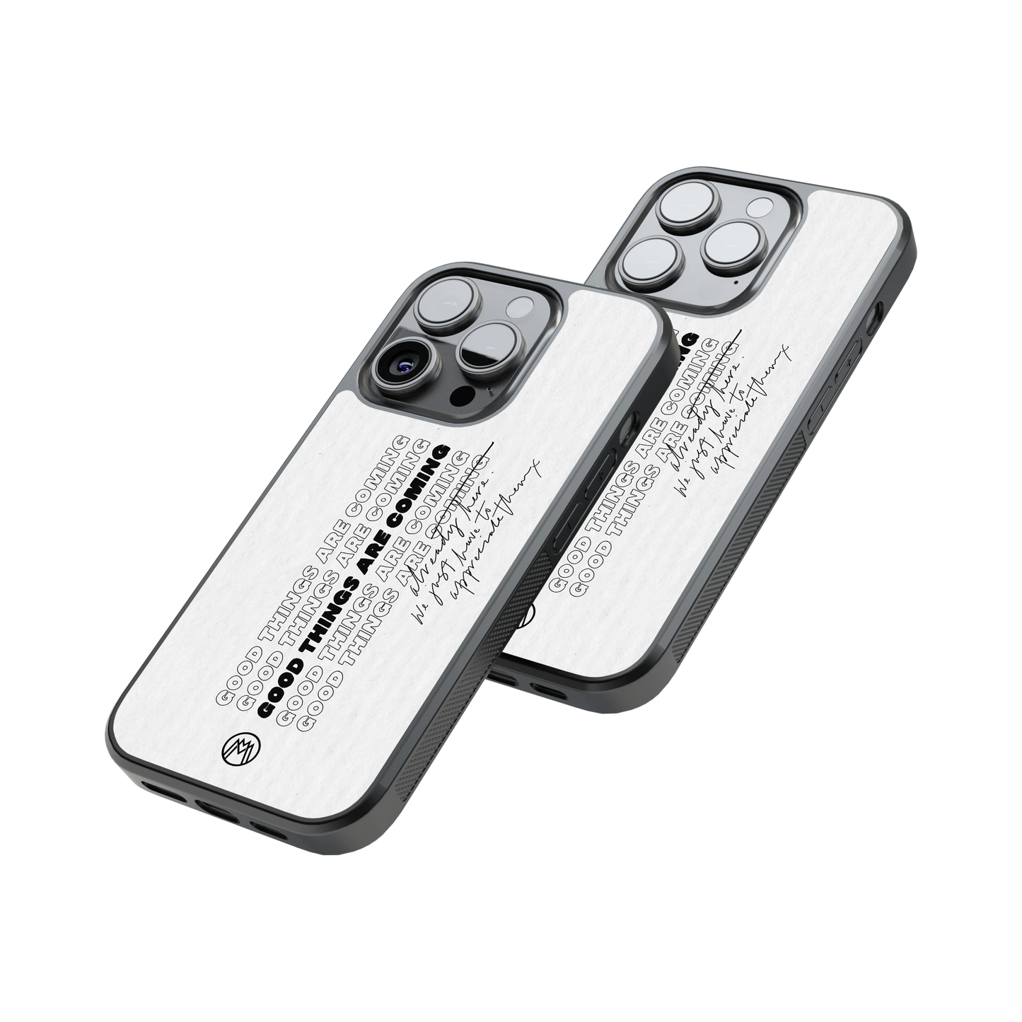 Protective Glass Back Phone Case Compatible with iPhone, Samsung, OnePlus, Pixel & More