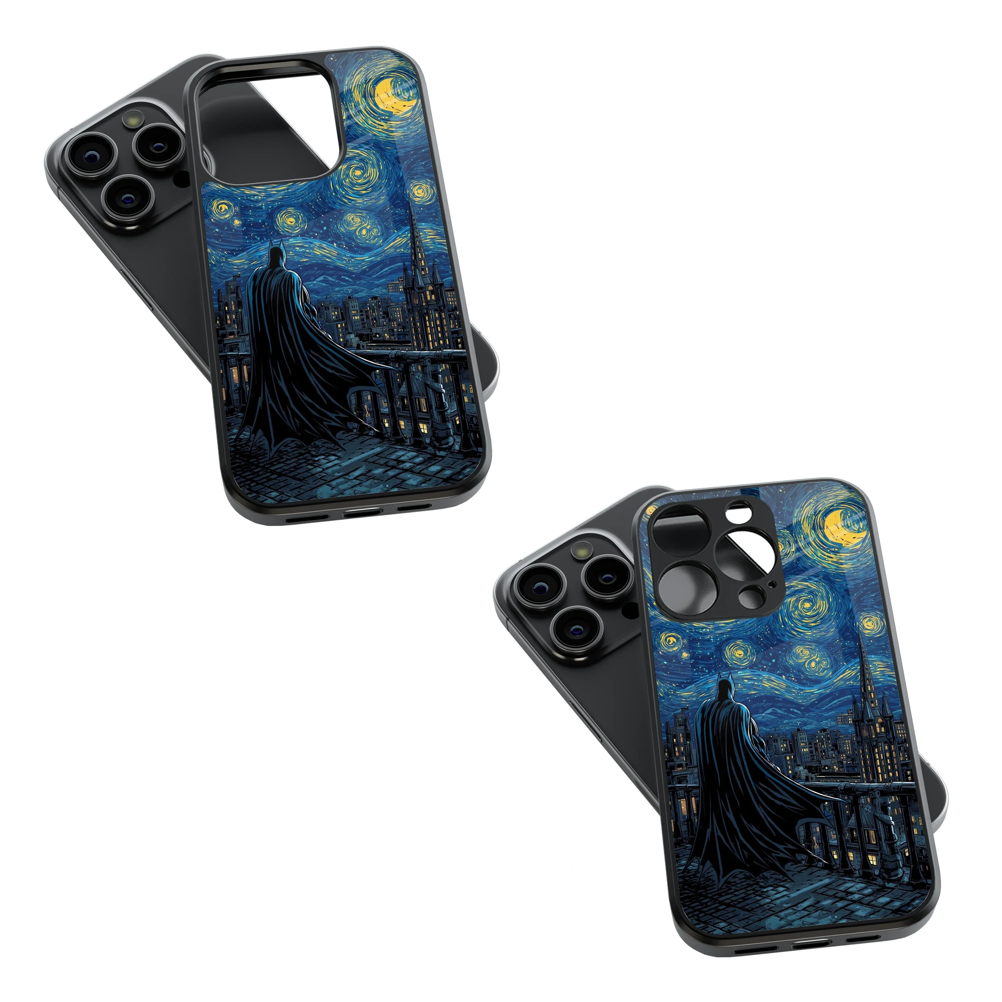 Trendy Glass Back Mobile Case for iPhone, Samsung, Redmi, OnePlus, Google Pixel, Motorola