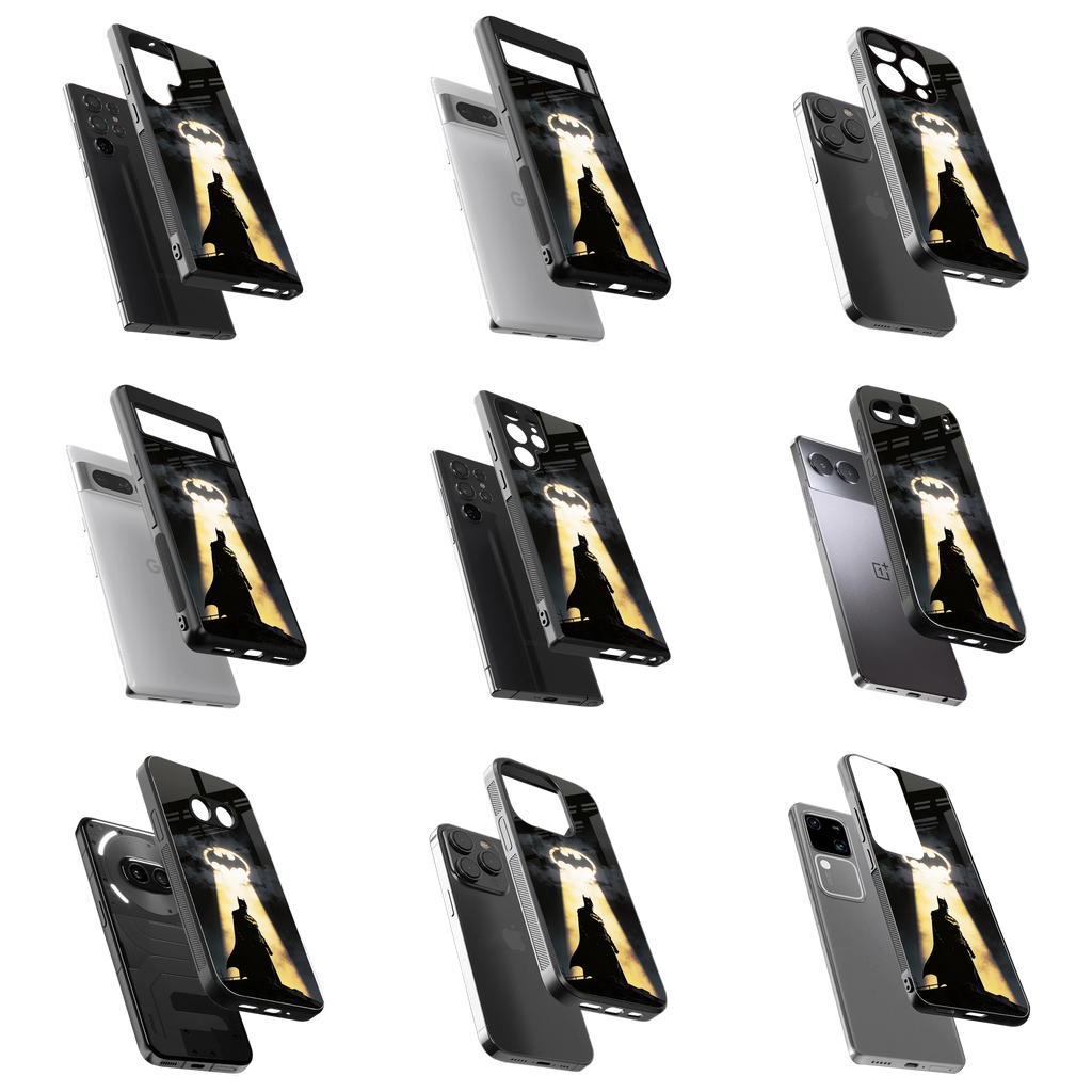 Durable Glass Back Mobile Case for iPhone, Samsung, OnePlus, Google Pixel, Redmi, Vivo, Oppo