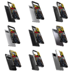 Durable Glass Back Mobile Case for iPhone, Samsung, OnePlus, Google Pixel, Redmi, Vivo, Oppo