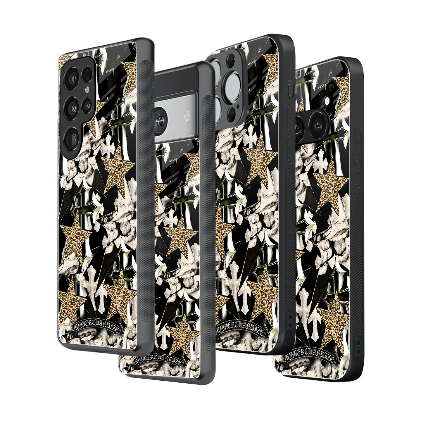 Stylish Glass Back Case for All Smartphones iPhone, Samsung, OnePlus, Pixel, Redmi, Oppo, Vivo, Motorola