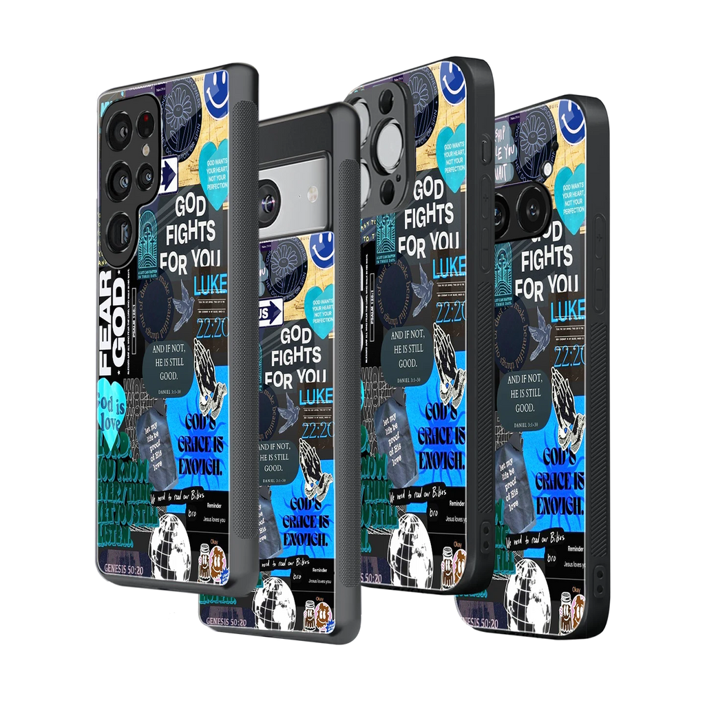 Stylish Glass Back Case for All Smartphones iPhone, Samsung, OnePlus, Pixel, Redmi, Oppo, Vivo, Motorola