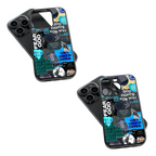 Trendy Glass Back Mobile Case for iPhone, Samsung, Redmi, OnePlus, Google Pixel, Motorola