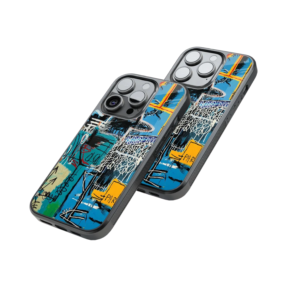 Protective Glass Back Phone Case Compatible with iPhone, Samsung, OnePlus, Pixel & More