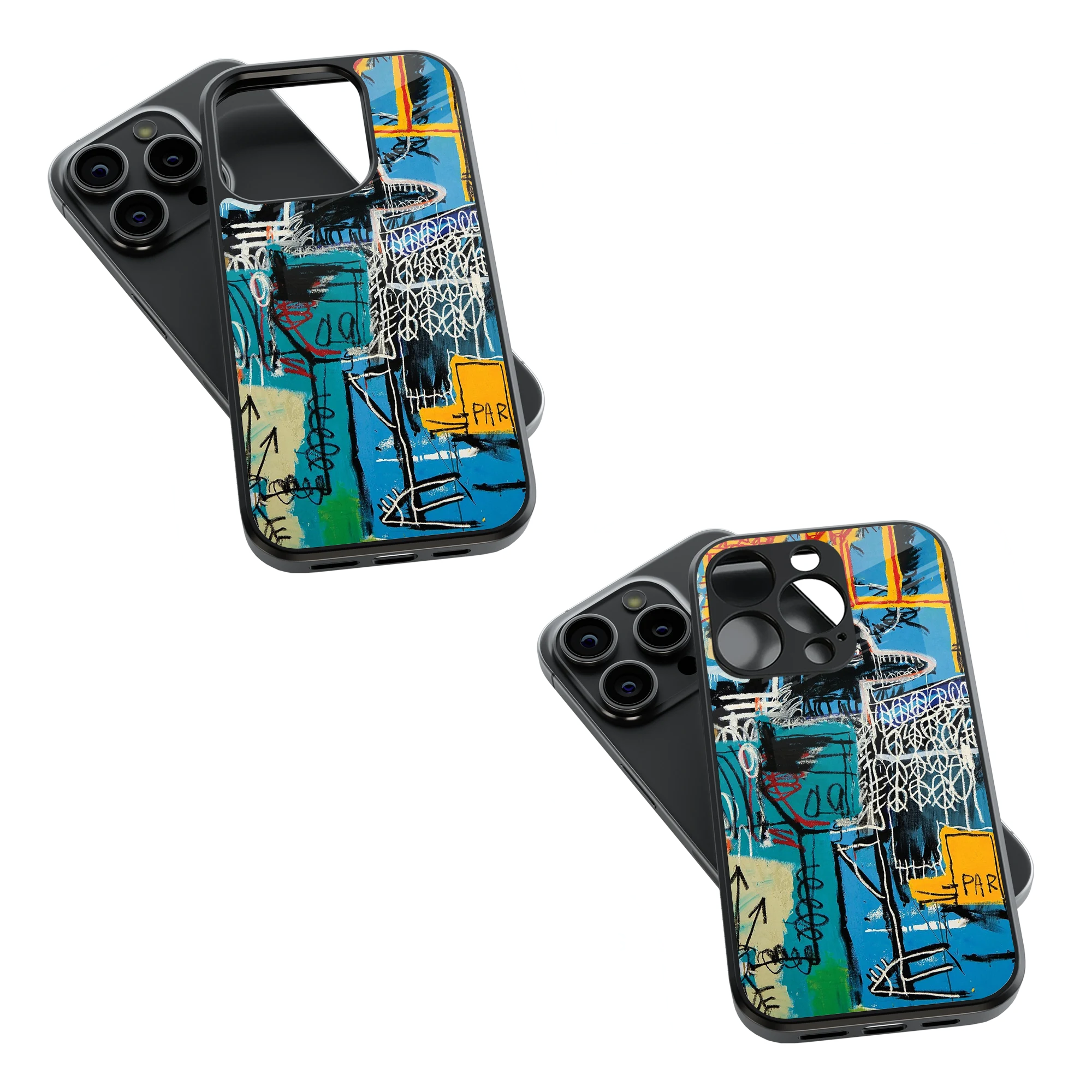 Trendy Glass Back Mobile Case for iPhone, Samsung, Redmi, OnePlus, Google Pixel, Motorola
