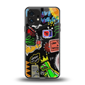graffiti back phone cover | glass case for nothing phone 1