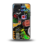graffiti back phone cover | glass case for nothing phone 1