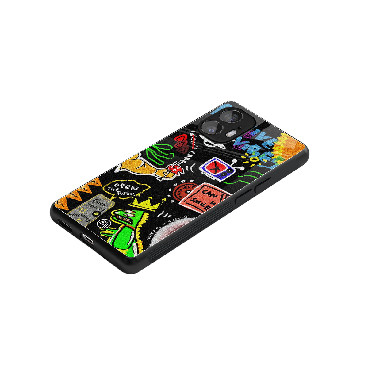 graffiti back phone cover | glass case for nothing phone 2
