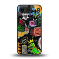 graffiti back phone cover | glass case for oneplus nord 4