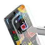 graffiti back phone cover | glass case for oneplus nord ce 3