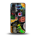 graffiti back phone cover | glass case for oneplus nord ce 4 lite
