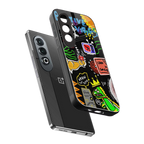 graffiti back phone cover | glass case for oneplus nord ce 4