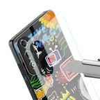 graffiti back phone cover | glass case for oneplus nord ce 4