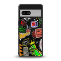 graffiti back phone cover | glass case for Google Pixel 7A