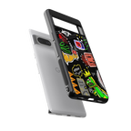 graffiti back phone cover | glass case for Google Pixel 7A