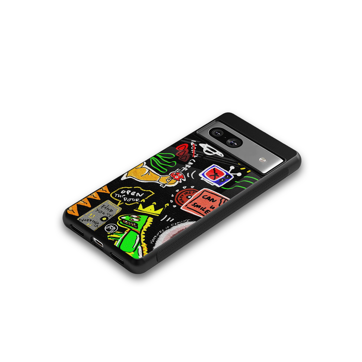 graffiti back phone cover | glass case for Google Pixel 7A
