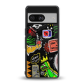 graffiti back phone cover | glass case for Google Pixel 8